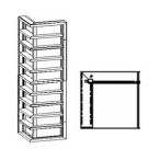 Щит угловой наружный Н=0,9м