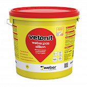 Силиконовая декоративная фасадная штукатурка Weber.Pas Silikon