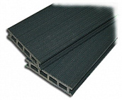 Террасная доска из древесно-полимерного композита  Серый дым (Глянец)