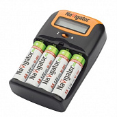 Зарядное устройство NCH-LCD402 USB,4 AAA/AA,NiMH, 2ч.Navigator