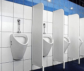 Перегородки писсуарные из ЛДСП