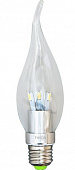 Лампа светодиодная Led свеча на ветру, прозрачный