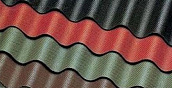 Волнистый битумный лист Нулин Аквалайн матовый (+20 шляпок)