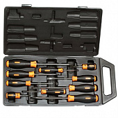 Набор отвёрток 091 серии из 10 штук в пластиковом кейсе Шток