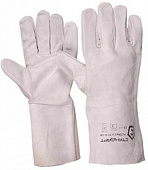 Краги спилковые серые стандарт