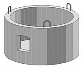 Кольцо колодезное с днищем КЦД-8-10ч