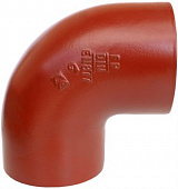 Труба SML Отвод чугунный безраструбный 90 градусов