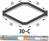 Сетка Штрек без покрытия 30-c