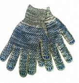 Перчатки х/б Уголёк-эконом с ПВХ