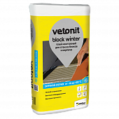 Клей для кладки в условиях пониженных температур Weber.Vetonit Block Winter