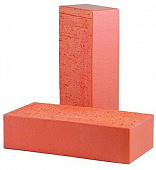 Кирпич керамический одинарный полнотелый М-100 красный