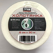 TYTAN Professional Холстянка, лента для заделки стыков гипсокартона,  12 см x 30 м, белая 
