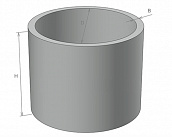 Кольца колодезные "без четверти"  внутрений диаметр 70 см
