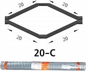 Сетка Штрек без покрытия 20-c